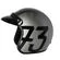 Acerbis Skodela Silver Custom Jet Motorcycle Helmet