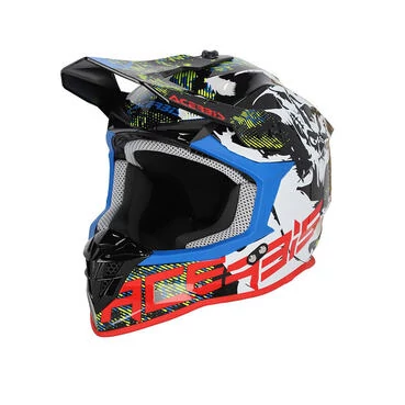 Acerbis Linear 2206 Мотошлем White Black Черный