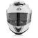 Acerbis Double Visor Modular Motorcycle Helmet White Serel