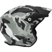 Acerbis Aria 2206 Jet Motorcycle Helmet Brown Camo
