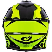 Integral Cross Enduro Motorcycle Helmet With Oneal SIERRA V.22 Black Yellow Visor