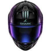Shark RIDILL 2 ASYA Full Face Motorcycle Helmet Black Glitter Black