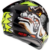 Integral Motorcycle Helmet Mt Helmet TARGO Crazy Dog G3 Glossy Fluo Yellow