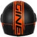 Motorcycle Helmet Jet Black Origin Neon Orange