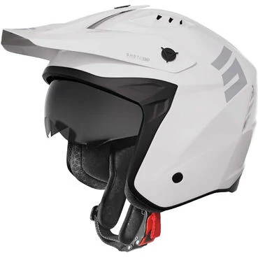 Jet Shot Motorcycle Мотошлем JUMP SOLID Glossy White