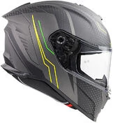 Integral Motorcycle Helmet In Premier Fiber HYPER BP6 Matt Gray