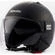 Moto Jet Мотошлем in Blauer BET HT Monochrome Black Fiber
