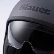 Motorcycle Helmet Jet Blauer Pilot 1.1 HT In Matt Titanium Mono Fiber