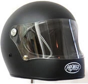 Helmet Moto Integral Premier Trophy Style 70s mono Matt Black