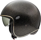Motorcycle Helmet Jet Vintage In Premier Fiber VINTAGE EVO U9 GLITTER GOLD