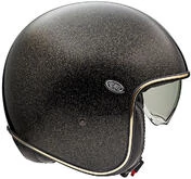 Motorcycle Helmet Jet Vintage In Premier Fiber VINTAGE EVO U9 GLITTER GOLD