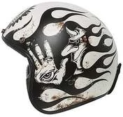 Vintage Pro Jet Fiber Motorcycle Helmet LE PETIT CLASSIC EVO BD 8 BM Matt White