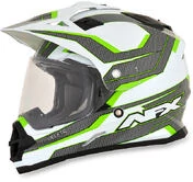 Cacso Integral Motorcycle Dual Sport Afx FX-39 VELETA Green color