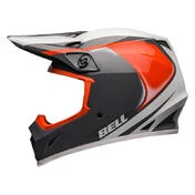 Bell Mx-9 Mips Dart Helmet Charcoal Orange Оранжевый