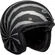 Bell Custom 500 Vertigo Helmet Black Silver Черный