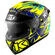 Integral Motorcycle Helmet KYT Falcon 2 RIFT Yellow Blue