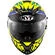 Integral Motorcycle Helmet KYT Falcon 2 RIFT Yellow Blue