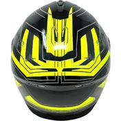 Helmet Moto Integral One CR7 Double Visor Multi Black Yellow Hy-Vision