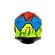 Just-1 J39 Thruster Helmet Yellow Red Blue Синий