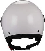 Demi-Jet Motorcycle Helmet Domed Visor BHR 801 White