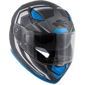 Integral Motorcycle Helmet Kappa KV-41 Dallas Simple Black Blu