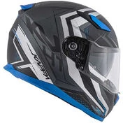 Integral Motorcycle Helmet Kappa KV-41 Dallas Simple Black Blu