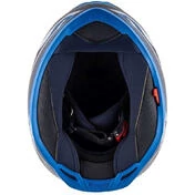 Integral Motorcycle Helmet Kappa KV-41 Dallas Simple Black Blu