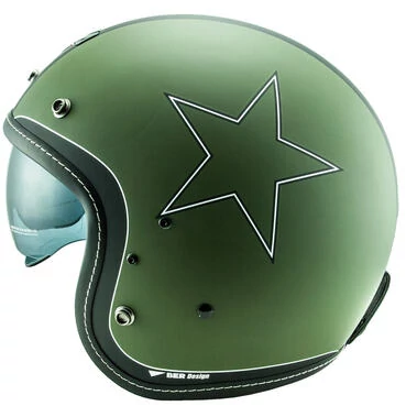 Nos Ns 1f Etoile Мотошлем Matt Green Зеленый