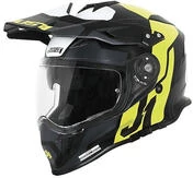 Motocross Helmet Cross Enduro Just1 J34 Pro TOUR Fluo Yellow Matt Black