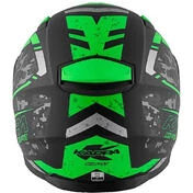 Integral Motorcycle Helmet Kappa KV-41 Dallas Pixel Matt Black Green