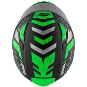 Integral Motorcycle Helmet Kappa KV-41 Dallas Pixel Matt Black Green