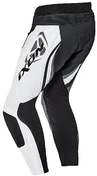 Ixon Falcon Leather Trousers Black White Gray