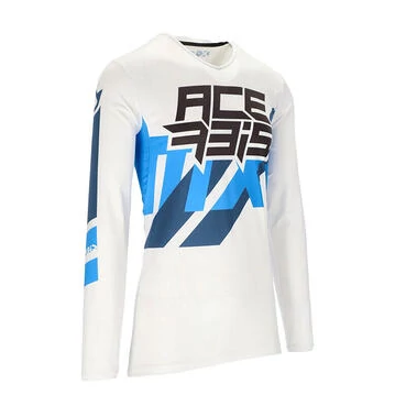 Acerbis X-flex Three Jersey White Blue Синий