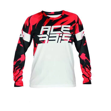 Acerbis Mx J-kid Four Jersey White Red Красный