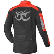 Motorcycle Jacket in Berik 2.0 Technical Fabric NJ-193328 Safari Pro Black Red