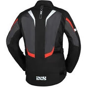 Motorcycle Jacket In Fabric Ixs GERONA AIR 1.0 Black Gray Red