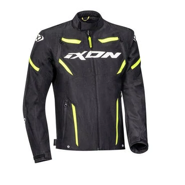 Ixon Striker мотокуртка Black White Yellow Желтый