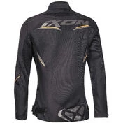 Ixon DRACO LADY Ttraforato Summer Woman Motorcycle Jacket Anthracite Black Gold