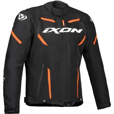 Ixon STRIKER Motorcycle мотокуртка Black White Orange