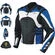 American-Pro DYABLEX Black Blue Fabric Motorcycle Jacket
