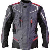 Motorcycle Fabric Jacket Berik 2.0 Touring NJ203331 BK Dark Gray Red