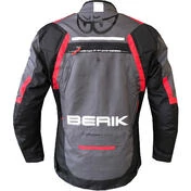 Motorcycle Fabric Jacket Berik 2.0 Touring NJ203331 BK Dark Gray Red