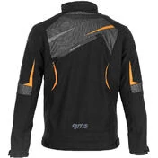 GMS SOFTSHELL ARROW Motorcycle Jacket Black Orange