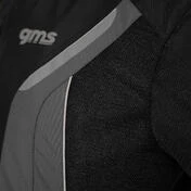GMS VENTURA Perforated Motorcycle Jacket Black Gray
