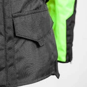 Gms Taylor Black Yellow Motorcycle Jacket