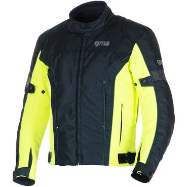 Gms LAGOS Motorcycle мотокуртка Black Yellow