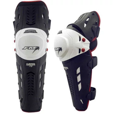 Moto Cross Enduro Fm Racing CUIRASS Knee Brace Black