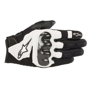 Alpinestars Smx-1 Air V2 мотоперчатки Black White Белый