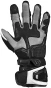 Motorcycle Racing Leather Gloves Ixs Sport RS-300 2.0 Black White