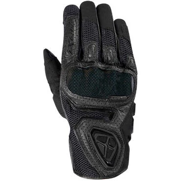 Ixon RS5 AIR Black Summer Leather Motorcycle мотоперчатки